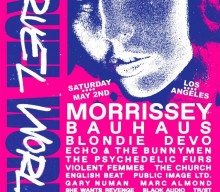 Morrissey, Bauhaus, Blondie, Devo to Play Cruel World Festival