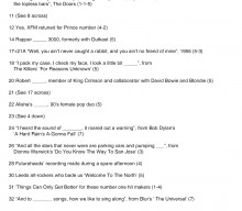 Just in time for the weekend – here’s the legendary NME crossword