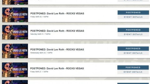 DAVID LEE ROTH Postpones Last Six Shows Of Las Vegas Residency Over Coronavirus Concerns