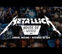 Watch Pro-Shot Video Of METALLICA’s Entire Intimate House Of Vans Concert in London