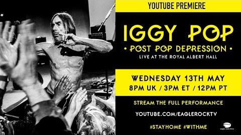 Watch Iggy Pop’s legendary 2016 Royal Albert Hall show – being streamed right now