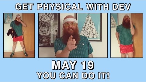 Join Idles’ Dev tonight for a special at-home work-out session