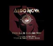 ALDO NOVA Teases ‘When All Is Said And Done’ Single