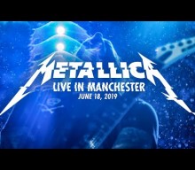 Watch METALLICA Battle Torrential Rain In Manchester