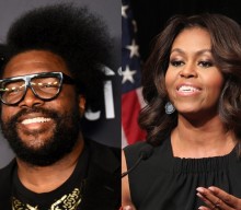 Michelle Obama presents award to The Weeknd at The BRITs