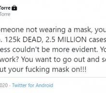 QUEENSRŸCHE’s TODD LA TORRE: ‘If You Are Someone Not Wearing A Mask, You Are Part Of The Problem’