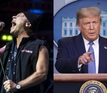 New Donald Trump and Iron Maiden mash-up sees President reciting ‘Run To The Hills’