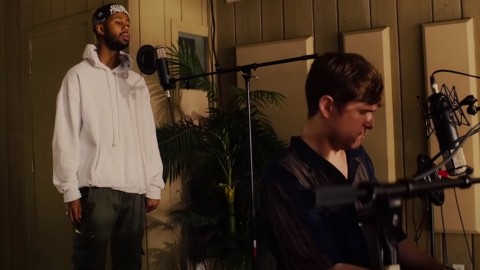 Watch Mustafa and James Blake perform delicate new track ‘Come Back’
