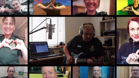 Ambulance workers cover Foo Fighters’ ‘Times Like These’ for charity