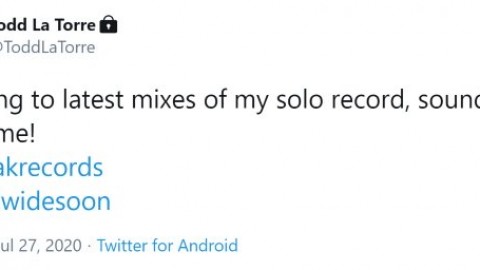 QUEENSRŸCHE Singer TODD LA TORRE Says His Debut Solo Album ‘Sounds Awesome’