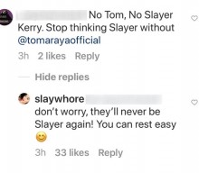 TOM ARAYA And KERRY KING ‘Will Never Be SLAYER Again’