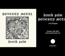 Former GHOST Member HENRIK PALM To Release New Solo Album, ‘Poverty Metal’, In October