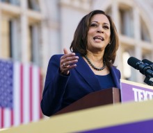 Vice President Kamala Harris shows off new vinyl records haul