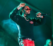 Offset delivers food to voters waiting in line in Georgia