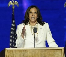 Kamala Harris pays tribute to women who “paved the way” in history-making victory speech