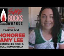 EVANESCENCE’s AMY LEE Shows Off Her Memorabilia (Video)