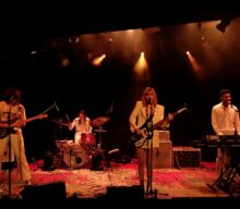 Sunflower Bean live in New York: cinematic shenanigans from pandemic-busting punks
