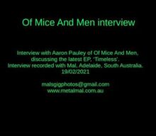 OF MICE & MEN Frontman Hasn’t Seen His Bandmates In Person In ‘About A Year’