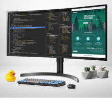 This 35-inch LG ultra-wide QHD curved monitor is now $100 off