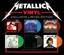 METALLICA Has Top 5 Best-Selling Vinyl Albums In U.S. This Week