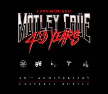 MÖTLEY CRÜE: 40th-Anniversary Cassette Box Set To Be Released As Part Of ‘Record Store Day’ Drops