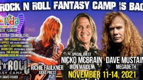 IRON MAIDEN’s NICKO MCBRAIN Confirmed For November 2021 ‘Rock ‘N’ Roll Fantasy Camp’ In Florida