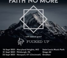 FAITH NO MORE Announces U.S. Headlining Shows In September