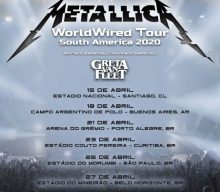 METALLICA Sues Insurer Over Losses From Postponed South American Tour During COVID-19 Pandemic