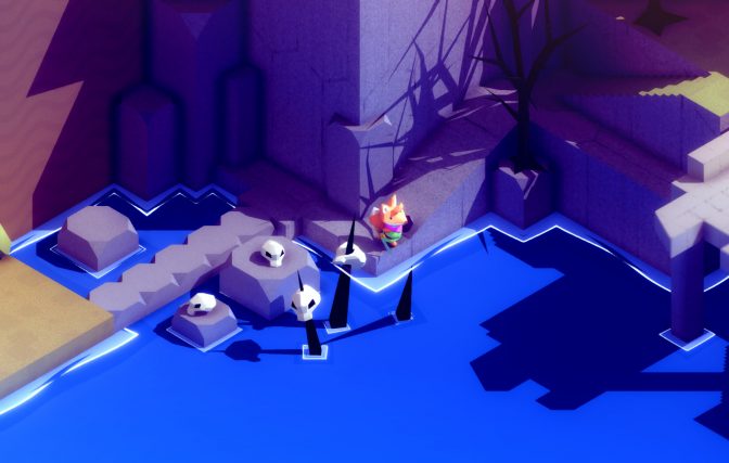 Tunic takes the retro manual, rips it up, and turns it into a meta game mechanic