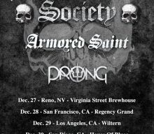 ARMORED SAINT Announces December 2021 Tour Dates With BLACK LABEL SOCIETY And PRONG
