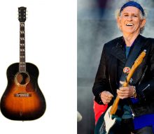 Keith Richards once shot a hole in his guitar and it’s now up for auction