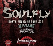 SOULFLY Plays First Show With FEAR FACTORY Guitarist DINO CAZARES (Video)