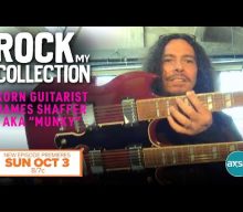 KORN’s MUNKY Shows Off His Double-Neck Guitar Signed By LED ZEPPELIN’s JIMMY PAGE (Video)