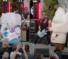 Watch adorable mascots rock out onstage during Foo Fighters set