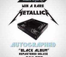 METALLICA: Autographed Copy Of ‘Black Album’ Remastered Deluxe Box Set To Raise Funds For ‘All Within My Hands’