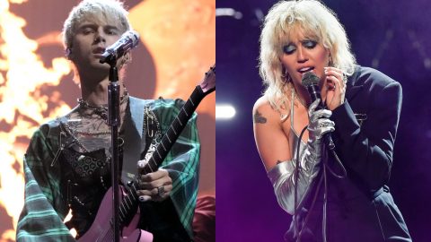 Machine Gun Kelly and Miley Cyrus react to Grammys 2022 snubs