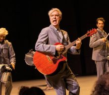 Watch David Byrne perform from ‘American Utopia’ and show TV host Stephen Colbert some moves