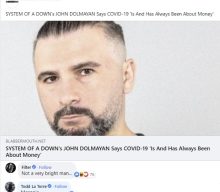 FILTER And QUEENSRŸCHE Members Blast SYSTEM OF A DOWN Drummer: ‘Moronic’ And ‘Not Very Bright’