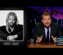 JAMES CORDEN Honors TAYLOR HAWKINS On ‘The Late Late Show’