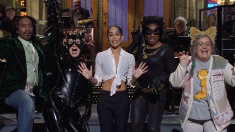 Zoë Kravitz meets Catwoman ‘stars’ in viral ‘SNL’ sketch