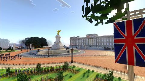 Nvidia creates Platinum Jubilee street party in ‘Minecraft’