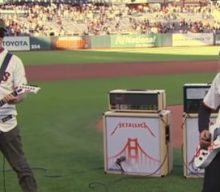 Watch METALLICA’s KIRK HAMMETT And JAMES HETFIELD Perform National Anthem At Eighth Annual ‘Metallica Night’