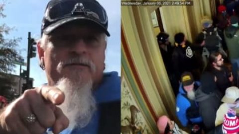 ICED EARTH’s JON SCHAFFER Seen Holding ‘Bear Spray’ In Newly Released Video From U.S. Capitol Riot