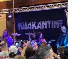 CHRIS JERICHO’s KISS Covers Band KUARANTINE Joined By BRUCE KULICK On Stage At Nashville’s CREATURES FEST (Video)