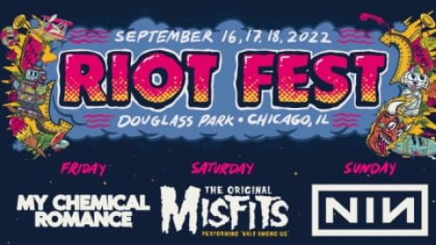 MY CHEMICAL ROMANCE, MISFITS And NINE INCH NAILS To Headline This Year’s RIOT FEST