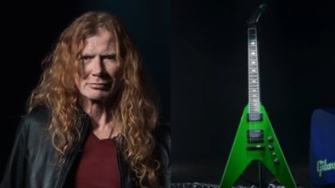 MEGADETH’s DAVE MUSTAINE And GIBSON Announce Flying V EXP Rust In Peace Guitar