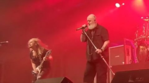 JUDAS PRIEST Ditches Leather-And-Studs Look For Intimate European Tour Kickoff: Video, Photos