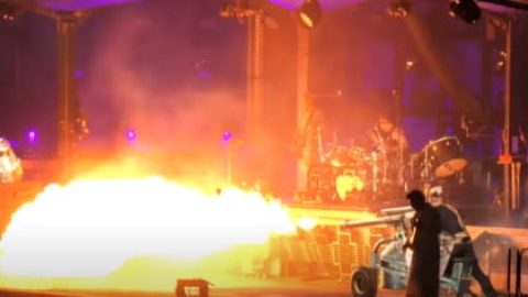 Watch RAMMSTEIN’s Fiery Berlin Concert
