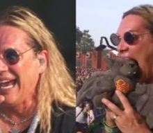 Watch: STEEL PANTHER’s ‘OZZY OSBOURNE’ Bites Head Off ‘Bat’ At France’s HELLFEST