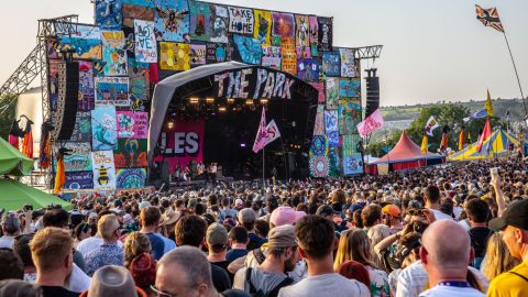 Fans invited to be part of Glastonbury Festival’s burning lotus experience